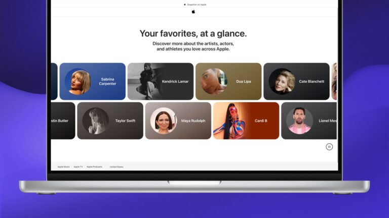 Apple-Snapshot-Page